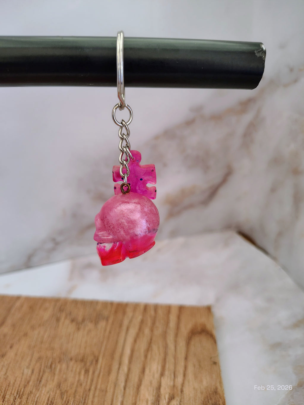Skull keychain