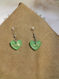 St Patrick's Day earrings