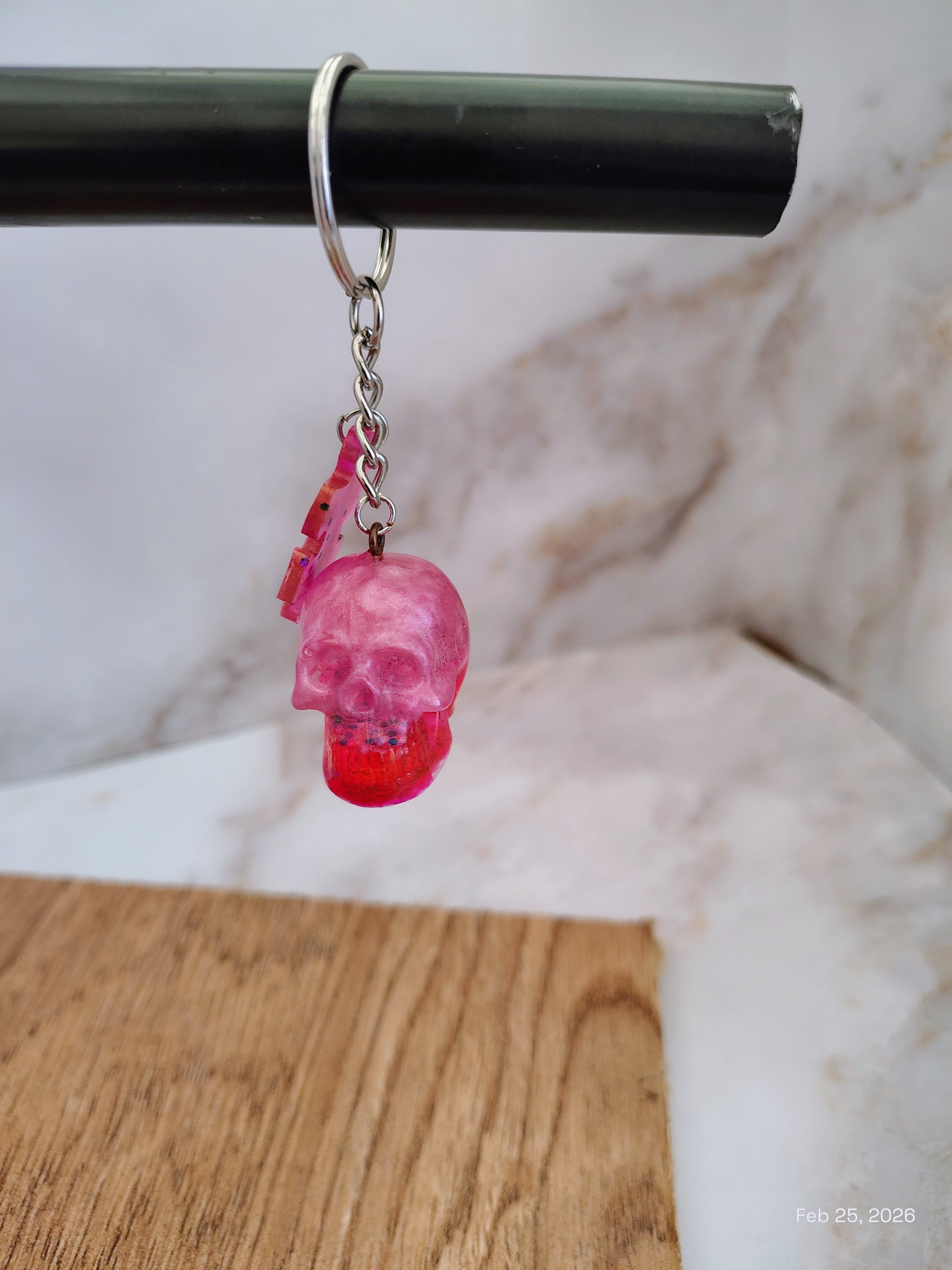 Skull keychain