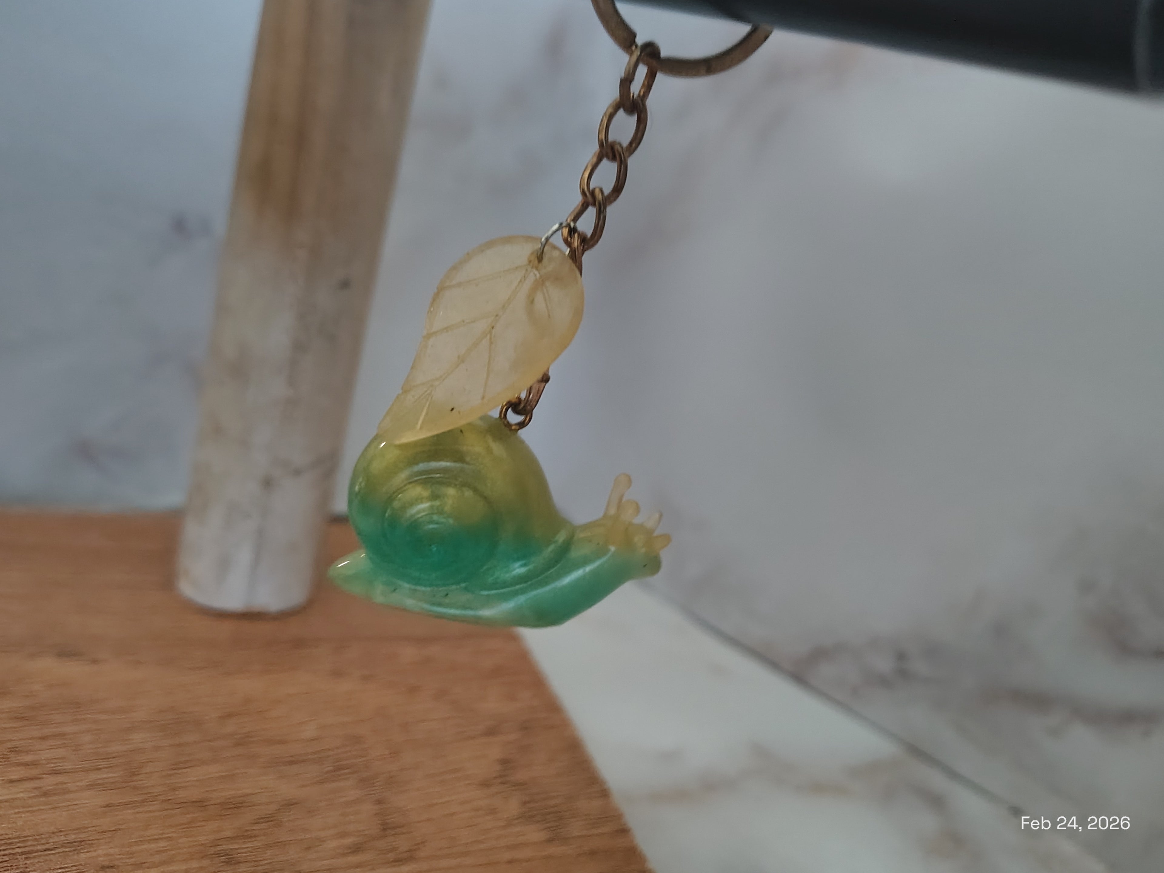 Snail Keychain