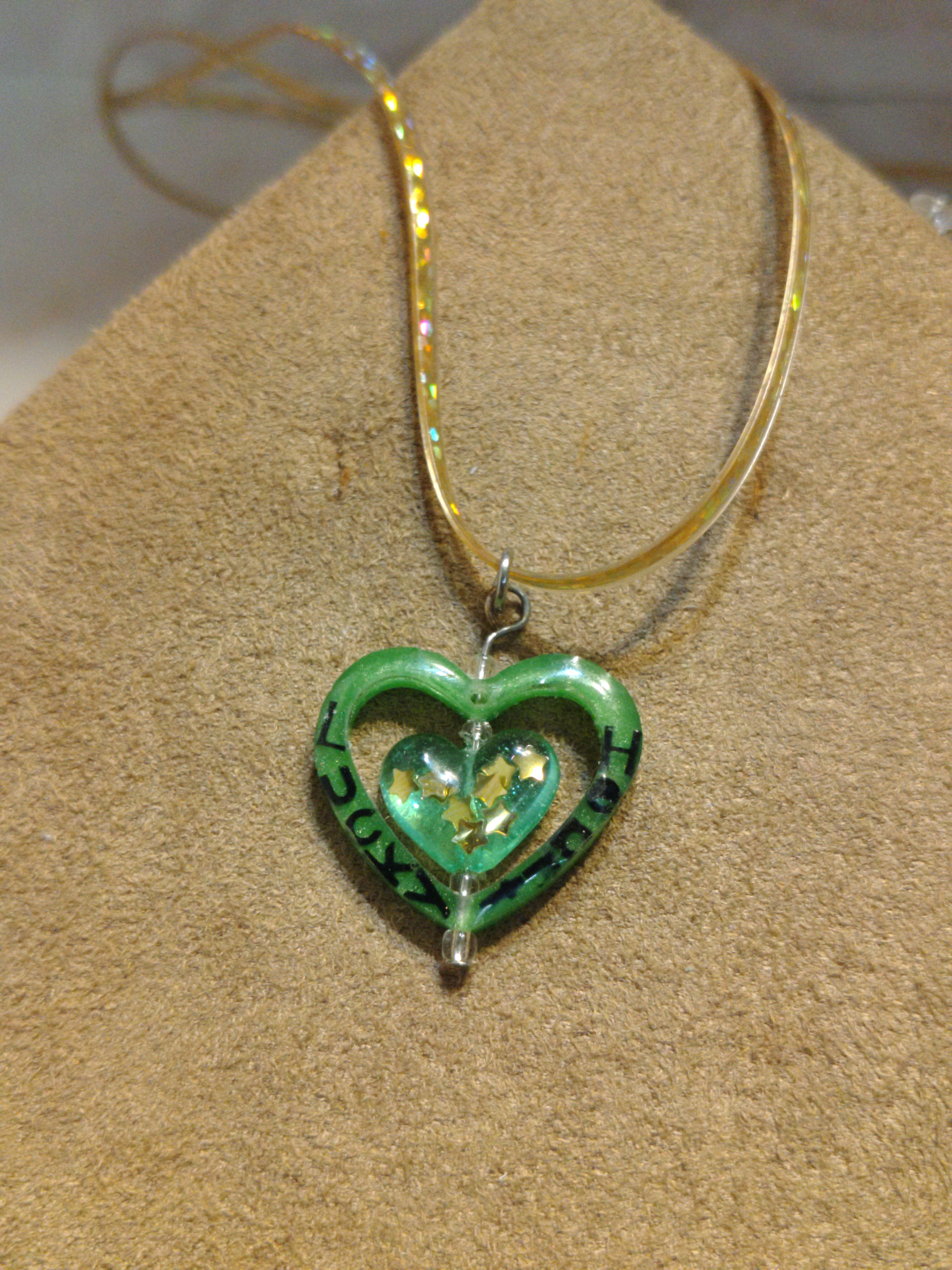 Lucky heart pendant