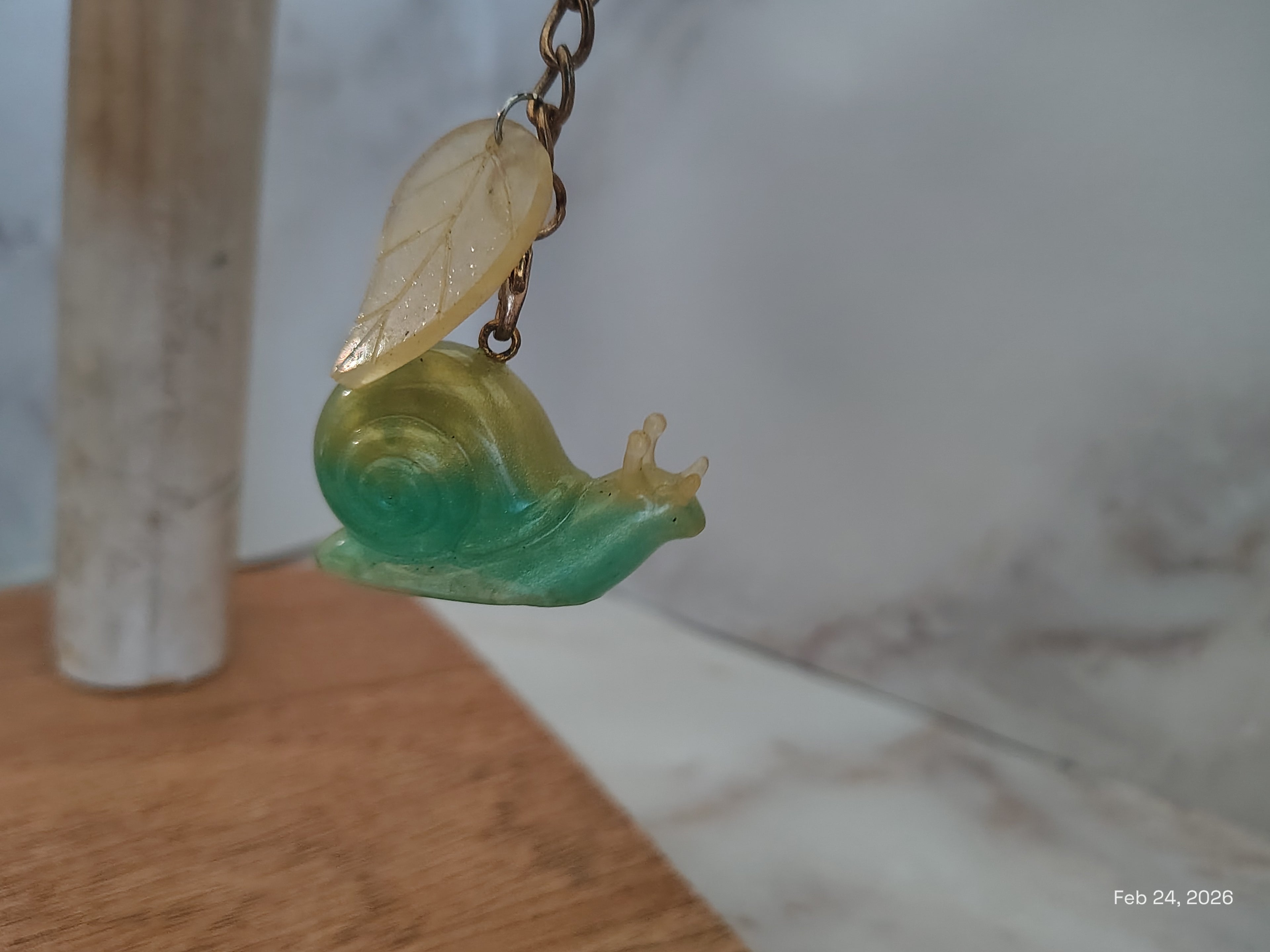 Snail Keychain