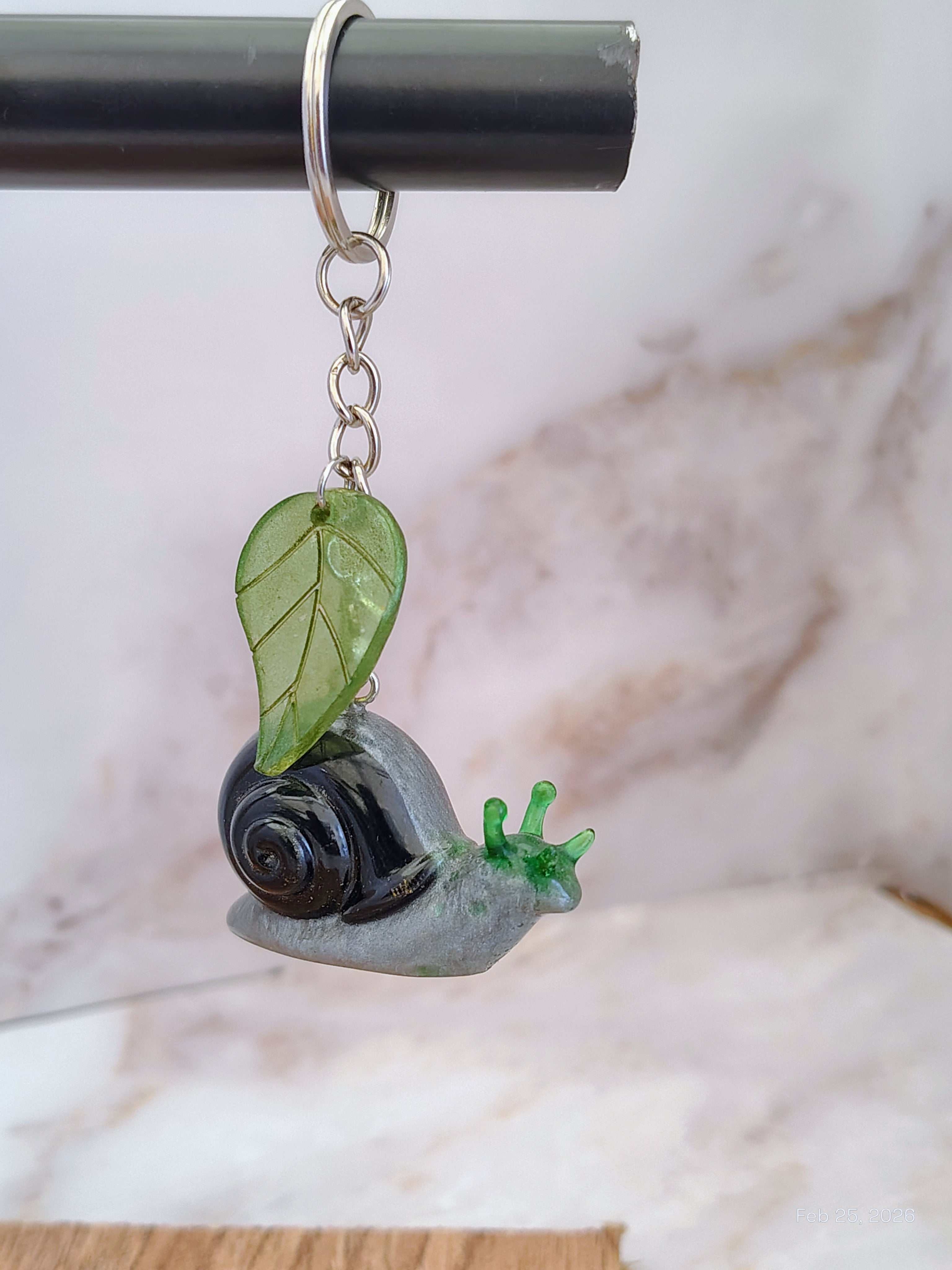 Snail Keychain