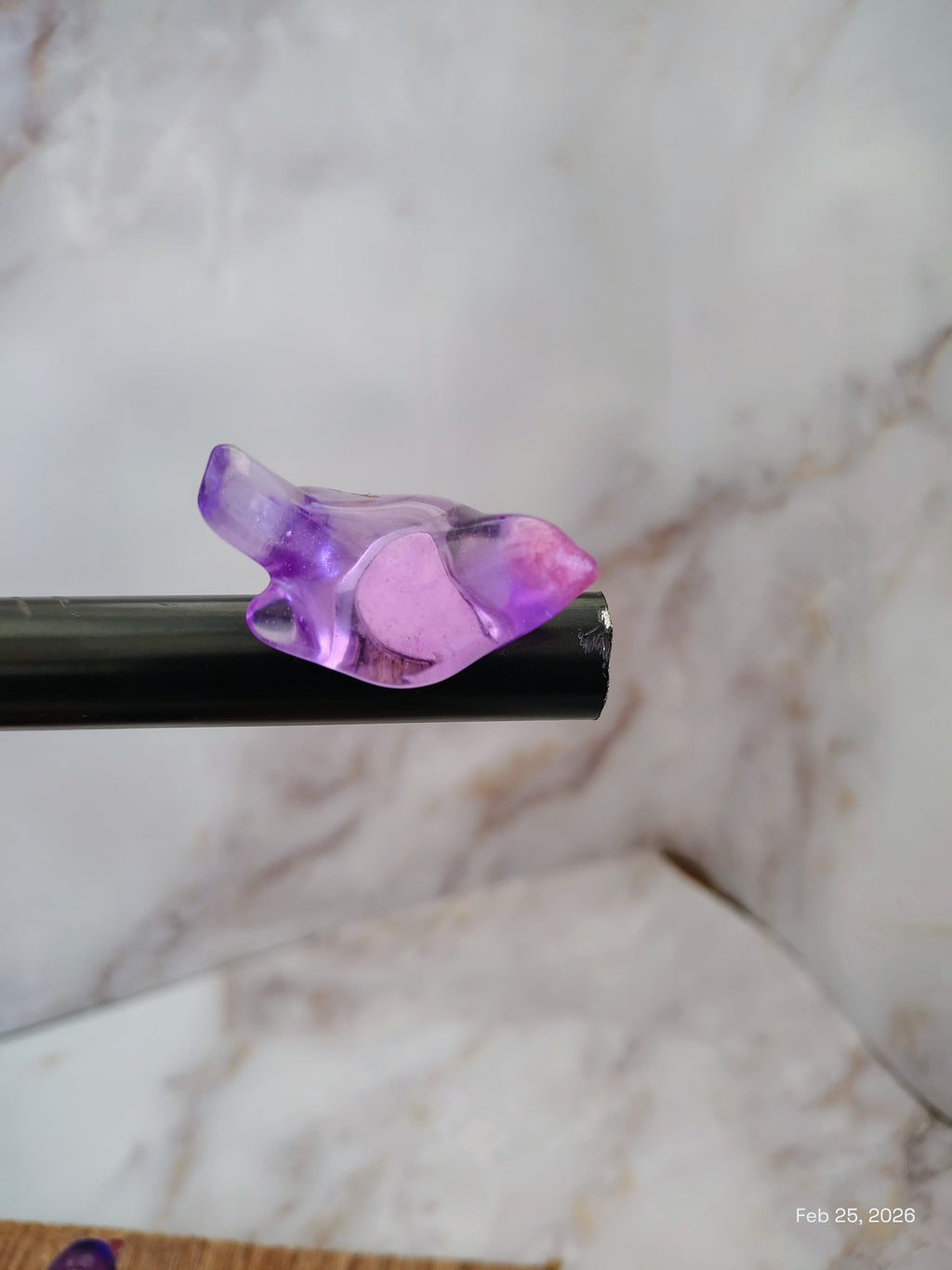 Light purple bird magnet